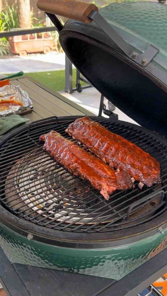 Big Green Egg Hot And Fast Baby Back Ribs The BBQ Buddha