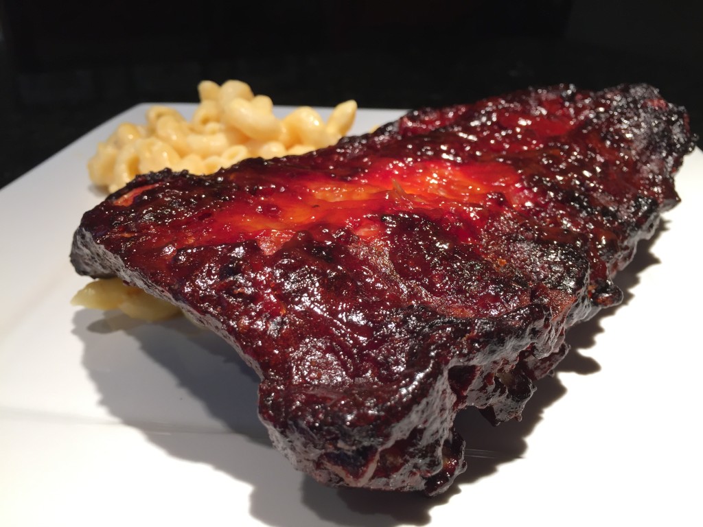 Big Green Egg Baby Back Ribs with Gochujang BBQ Sauce