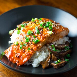 Big Green Egg Spicy Korean Salmon