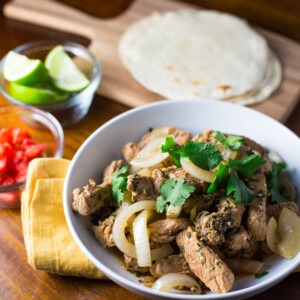 Stir Fry Pork Onion Tacos