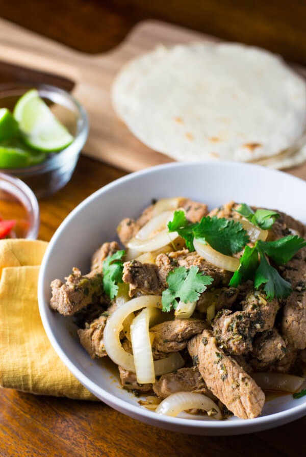 Stir Fry Pork Onion Tacos