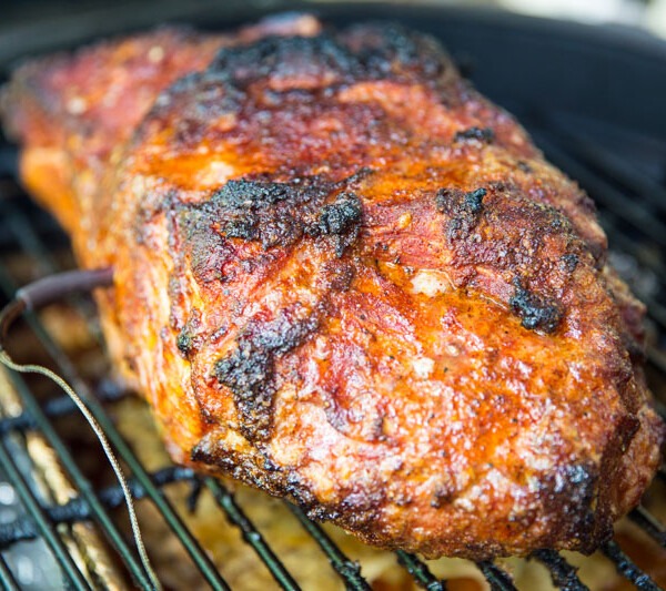 High Heat Boston Butt on the Big Green Egg