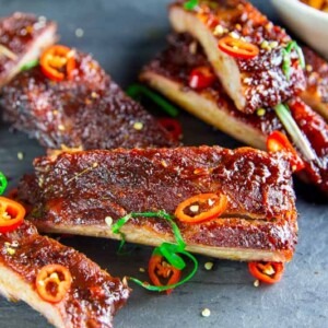 Smoked Spicy Korean Spare Ribs