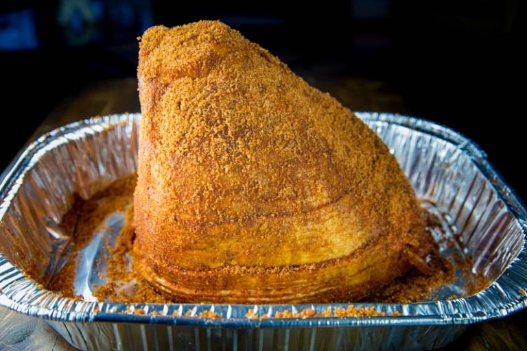 Big Green Egg Glazed Double Smoked Spiral Ham The BBQ Buddha