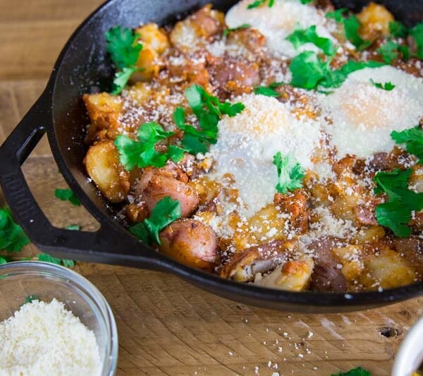 Crispy Chorizo and Potato Breakfast Hash