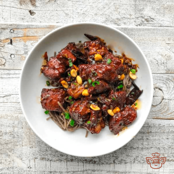 Smoked Kung Pao Pork Belly Burnt Ends: Big Green Egg Recipe