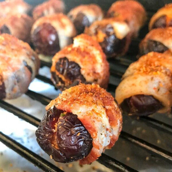 Smoked Chorizo Goat Cheese Stuffed Dates