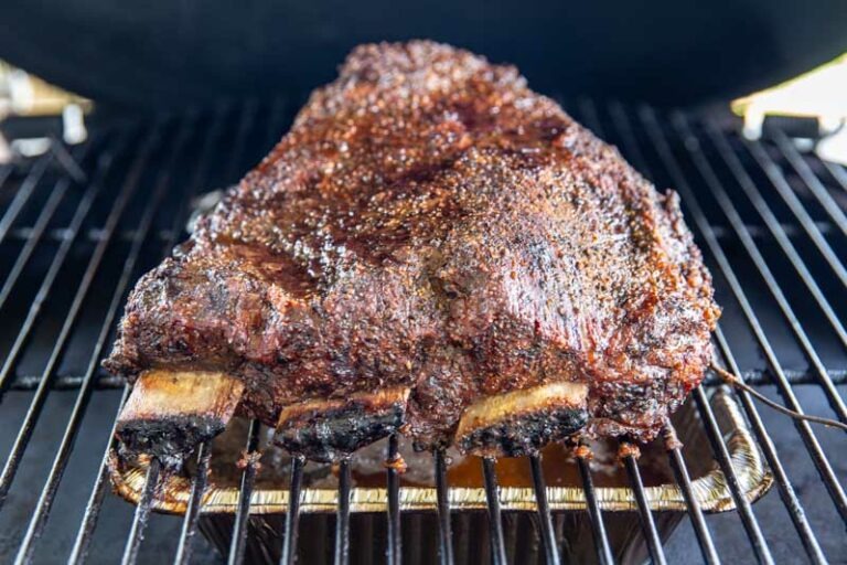 Beef Short Ribs Smoked On A Big Green Egg - The BBQ Buddha