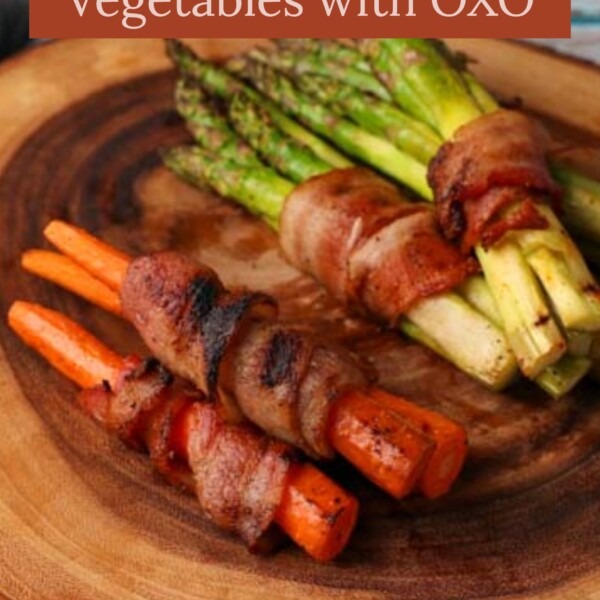 Grilled Bacon Wrapped Vegetables with OXO