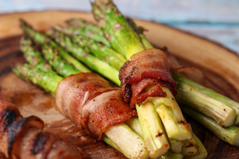 Grilled Bacon Wrapped Vegetables with OXO