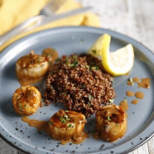 Big Green Egg Pan Seared Scallops