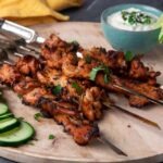 Grilled Red Curry Chicken Skewers with OXO