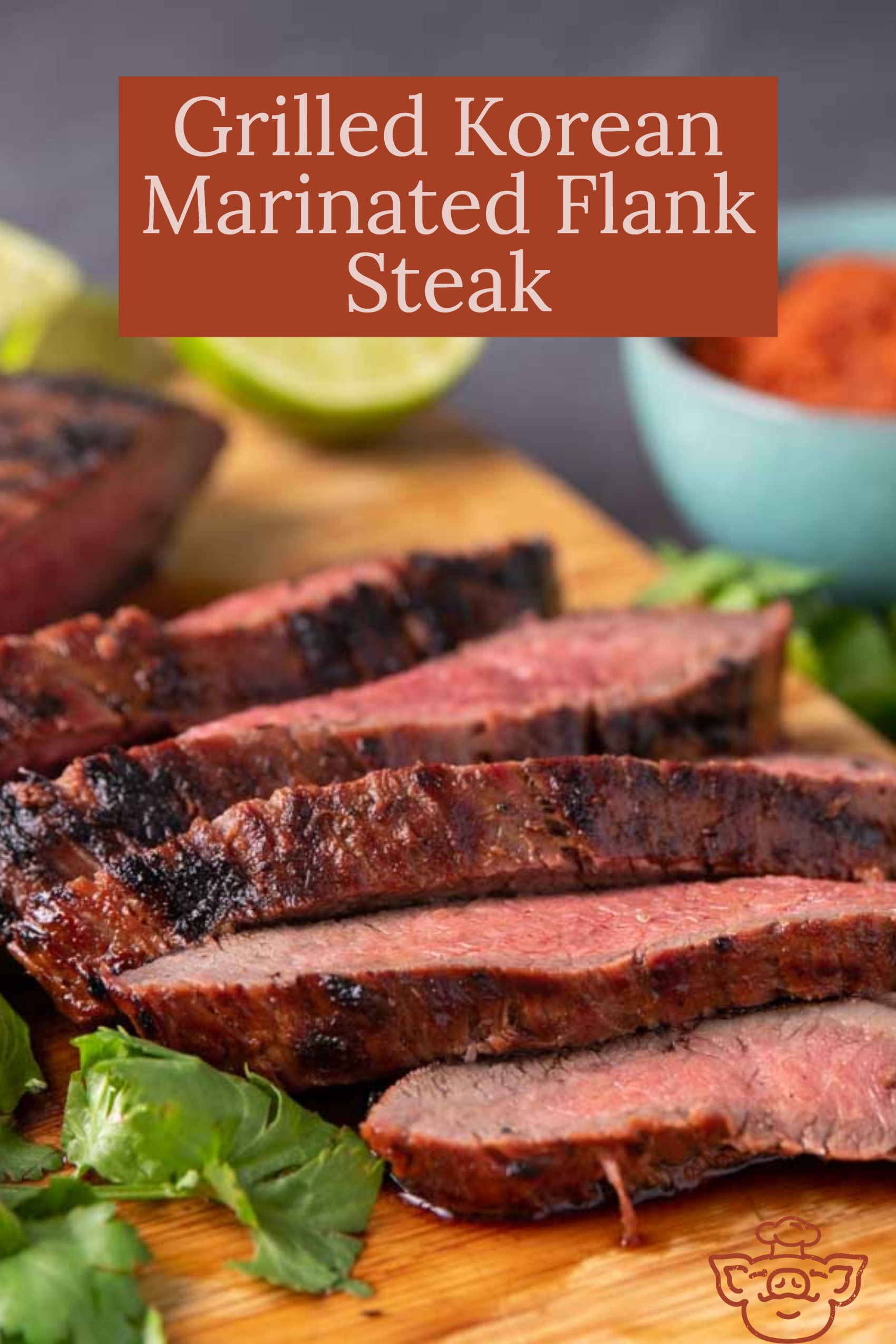 Grilled Korean Marinated Flank Steak