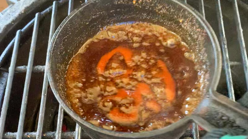 Grilled Kurobuta Pork Chops with a Fig Jam Glaze
