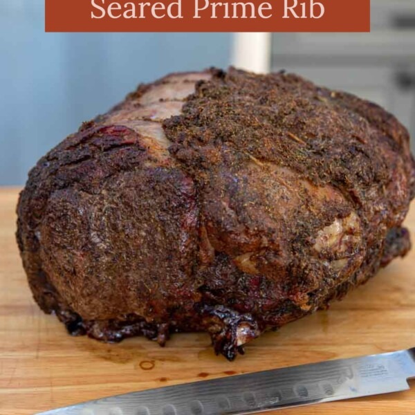 Big Green Egg Reverse Seared Prime Rib