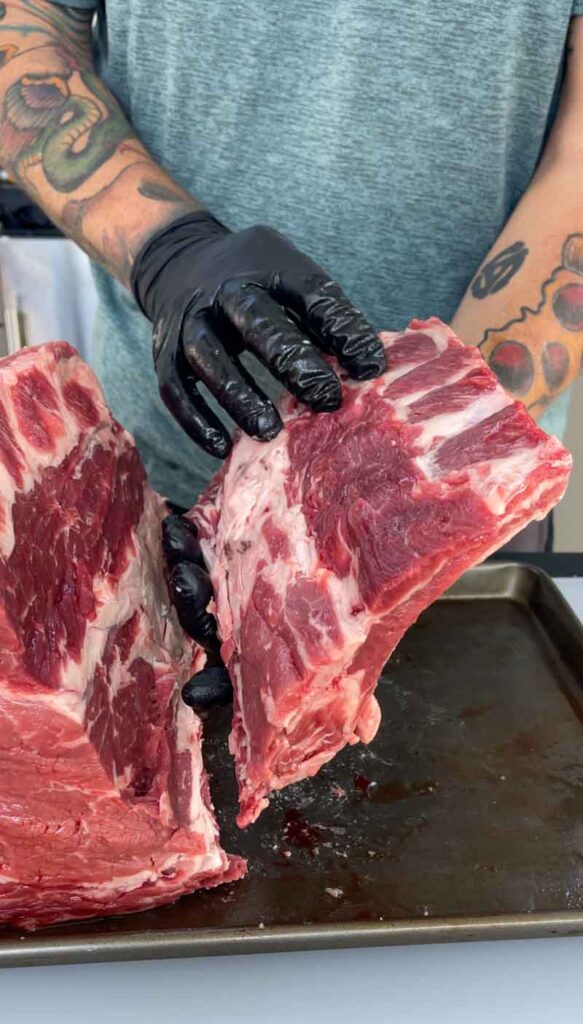 Big Green Egg Reverse Seared Prime Rib The BBQ Buddha