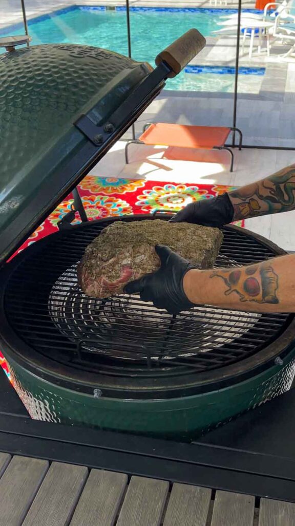 Big Green Egg Reverse Seared Prime Rib The BBQ Buddha