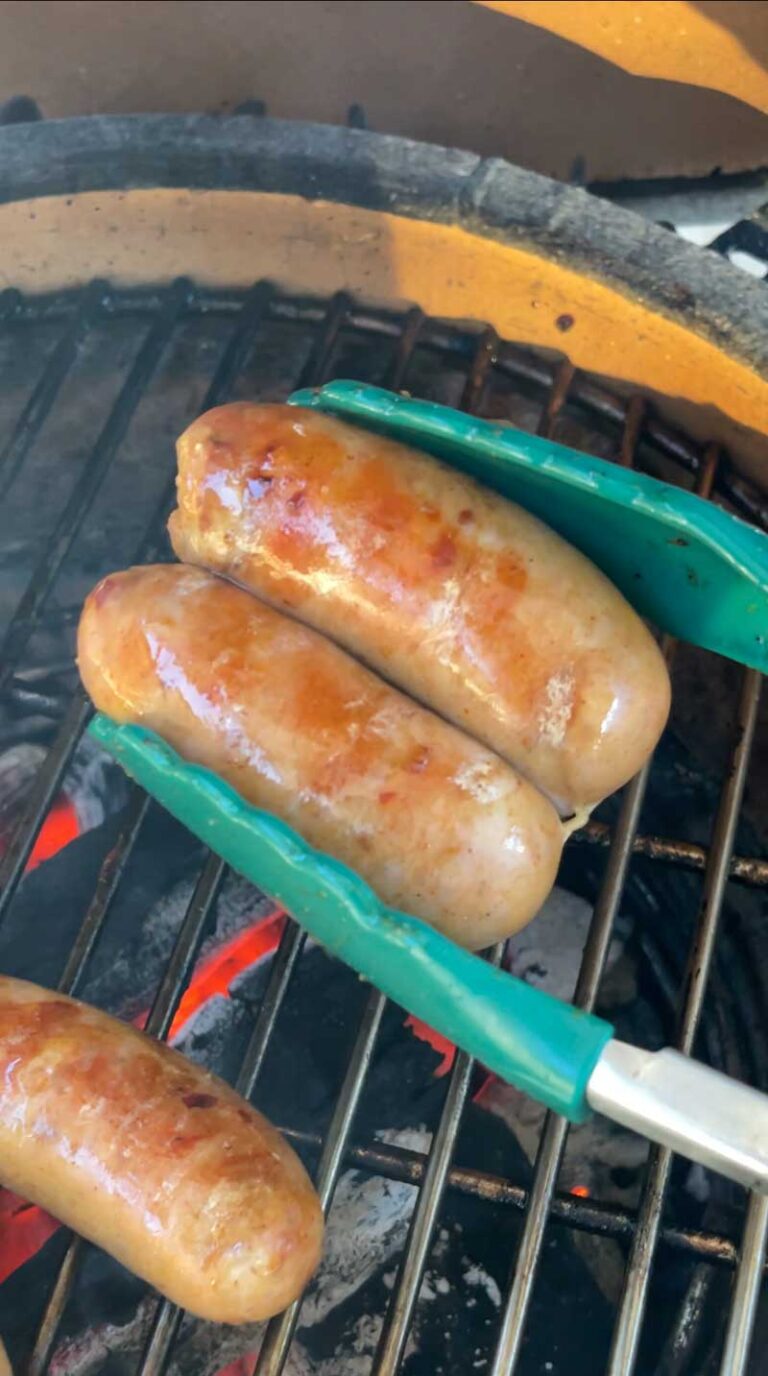 Big Green Egg Grilled Sausage and Peppers Sandwich The BBQ Buddha