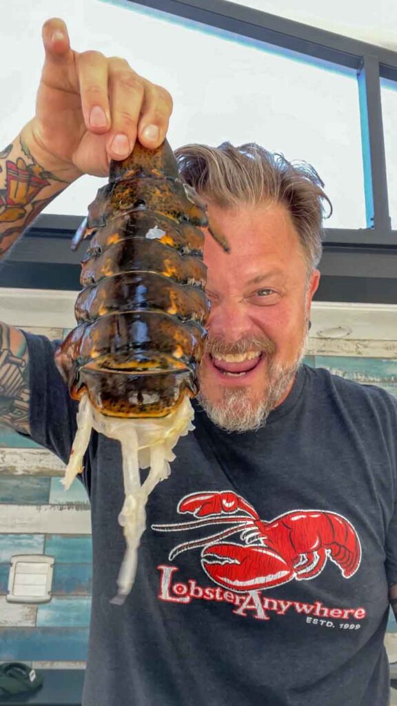 Big Green Egg Smoked Lobster Tails The BBQ Buddha