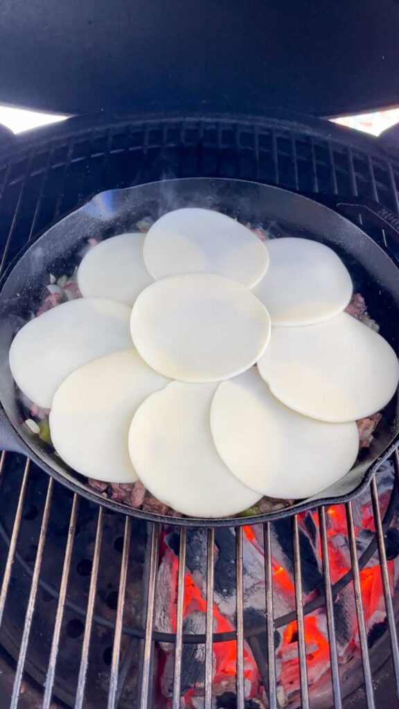 Big Green Egg Steak and Cheese Sandwich The BBQ Buddha