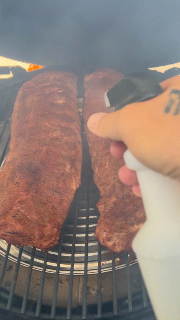Big Green Egg Hot and Fast Baby Back Ribs - The BBQ Buddha