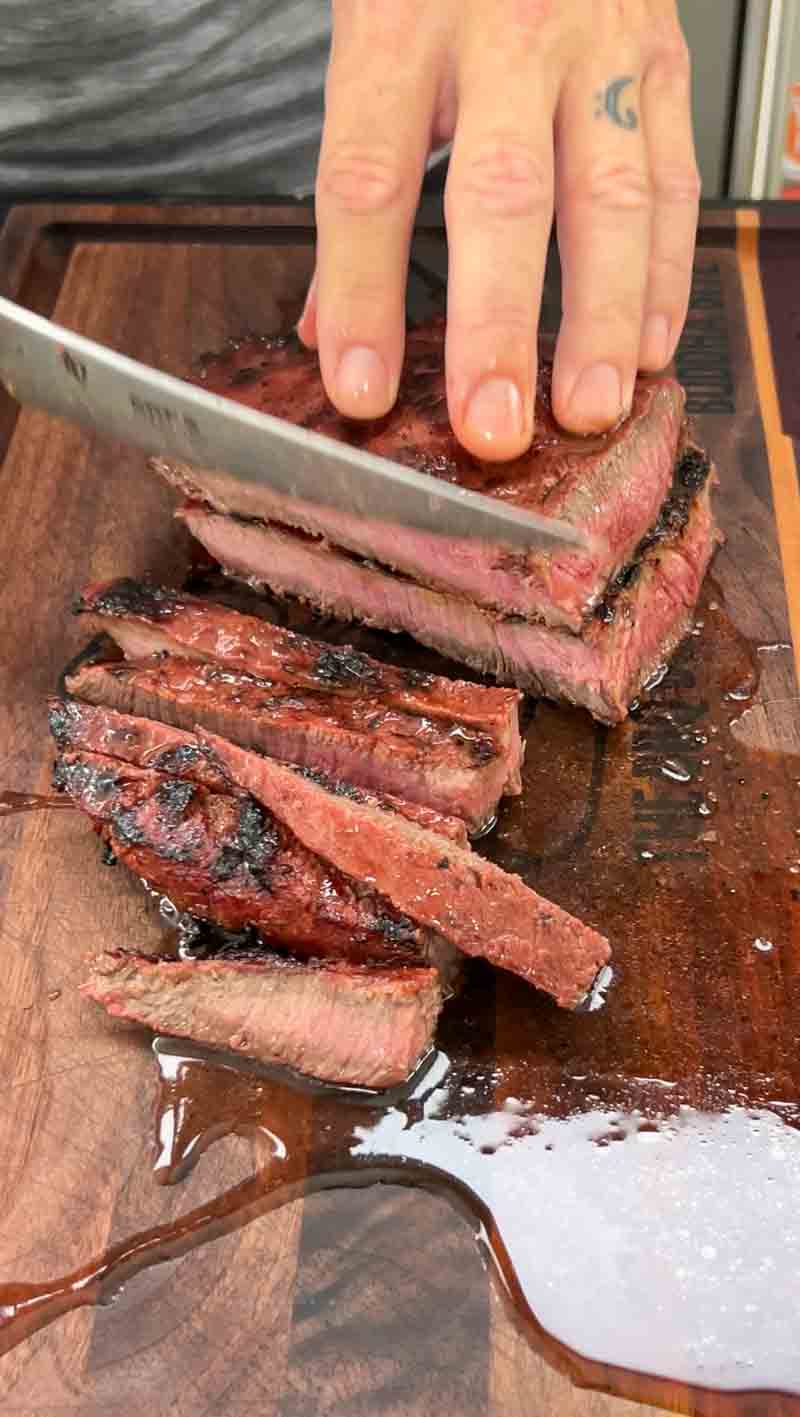 Asian Marinated Flat Iron Steak