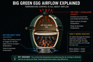Big Green Egg Temperature Control Guide for Beginners - The BBQ Buddha