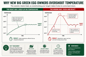 Big Green Egg Temperature Control Guide for Beginners - The BBQ Buddha